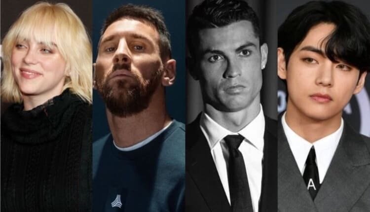 تايهيونغ كريستيانو رونالدو وميسي مع 4 تغريدات بأكثر 17 مليون اعجاب