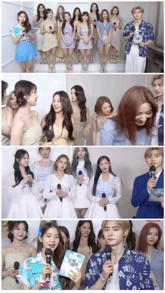 لاحظ Knetz أن جيهيون من fromis_9 تحدق بعضو انهايبن سونغهون ؟ 